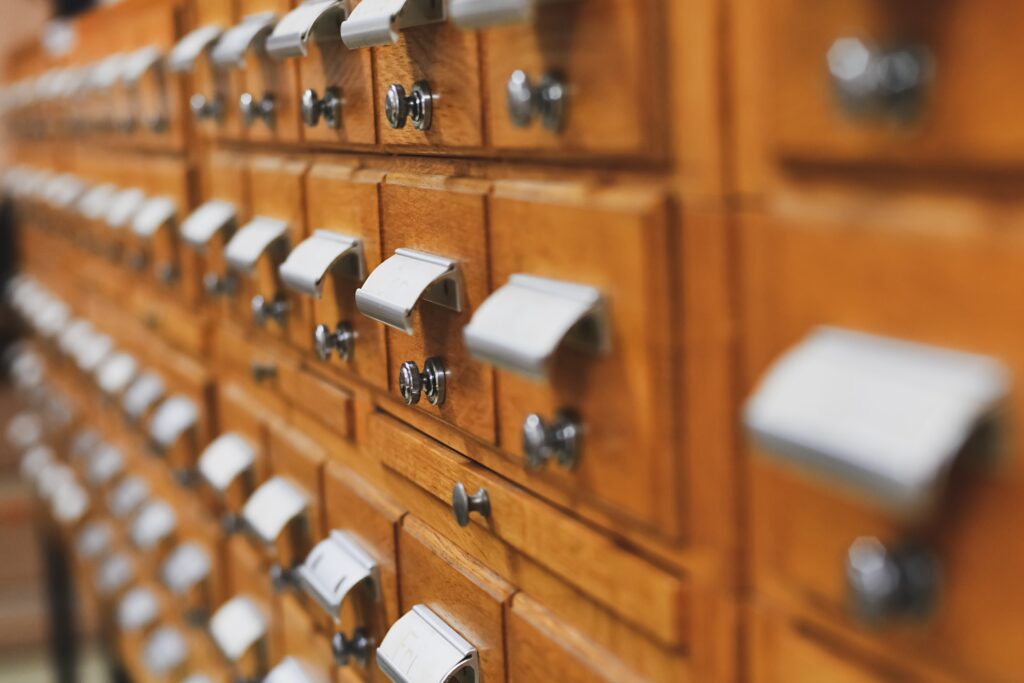 card catalog