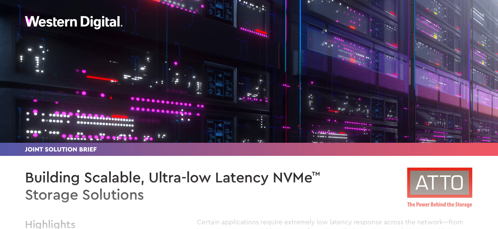 wd-NVMe-solution-header Western Digital Ultra-low Latency NVMe Storage Solutions