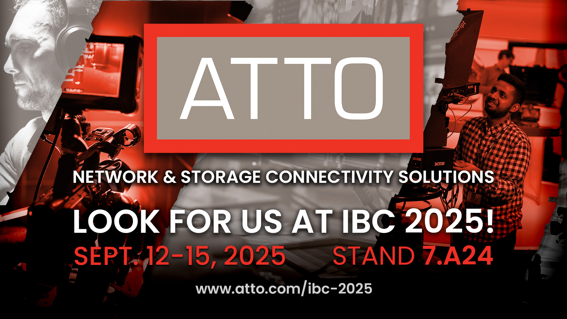 ATTO Technology at IBC 2025. Stand 7.A24.