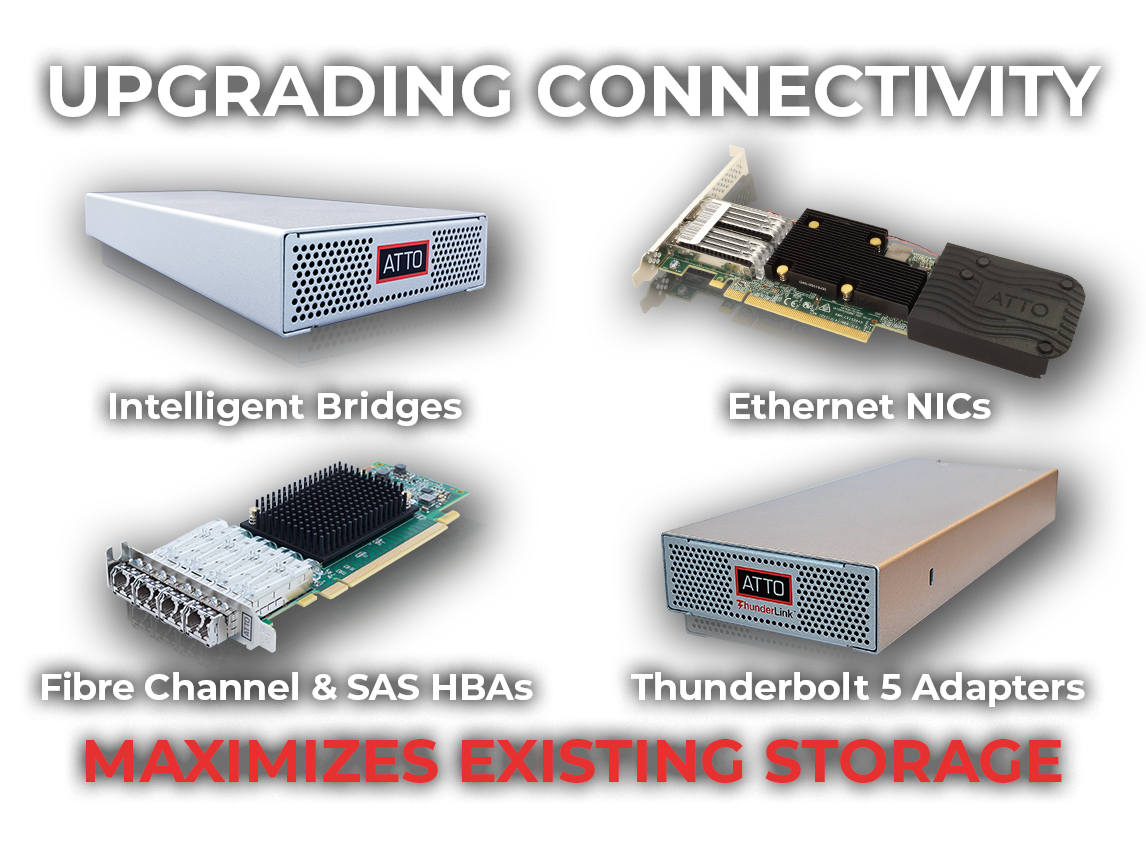 Extend Storage Life by Upgrading to ATTO Connectivity